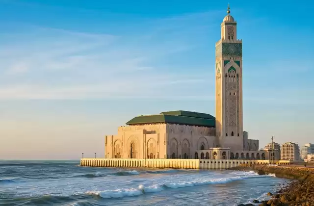 Desde la mezquita Hassan II