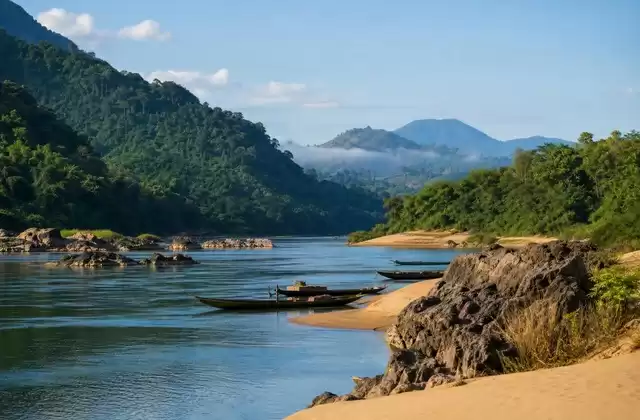 Los paisajes salvajes del Alto Mekong