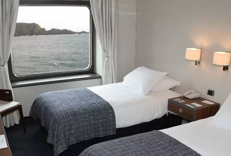 Cabina vista al mar Twin