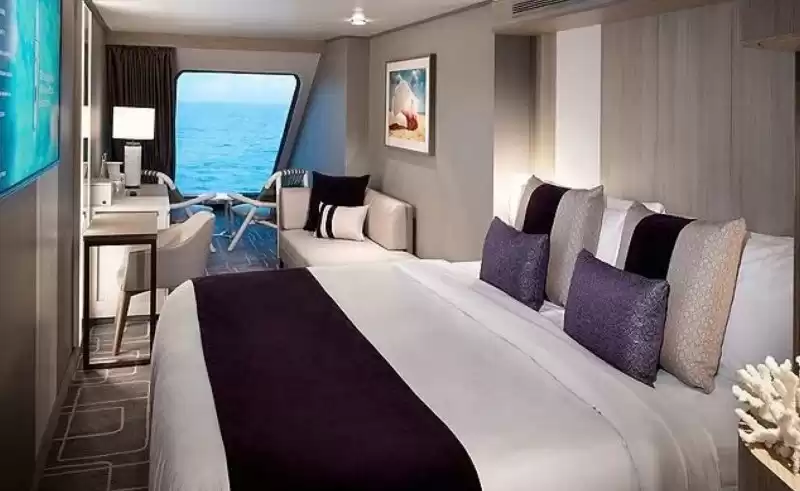 Cabina Deluxe con vista al mar  