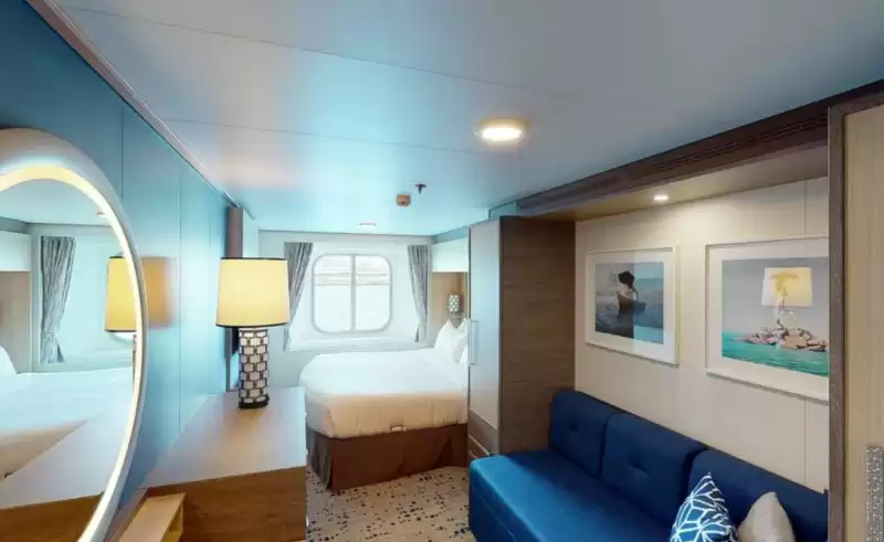 Cabina con vista al mar